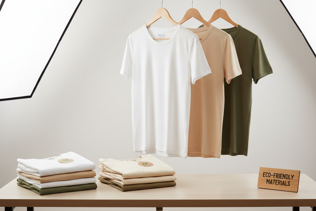 Cotton and bamboo T-shirts